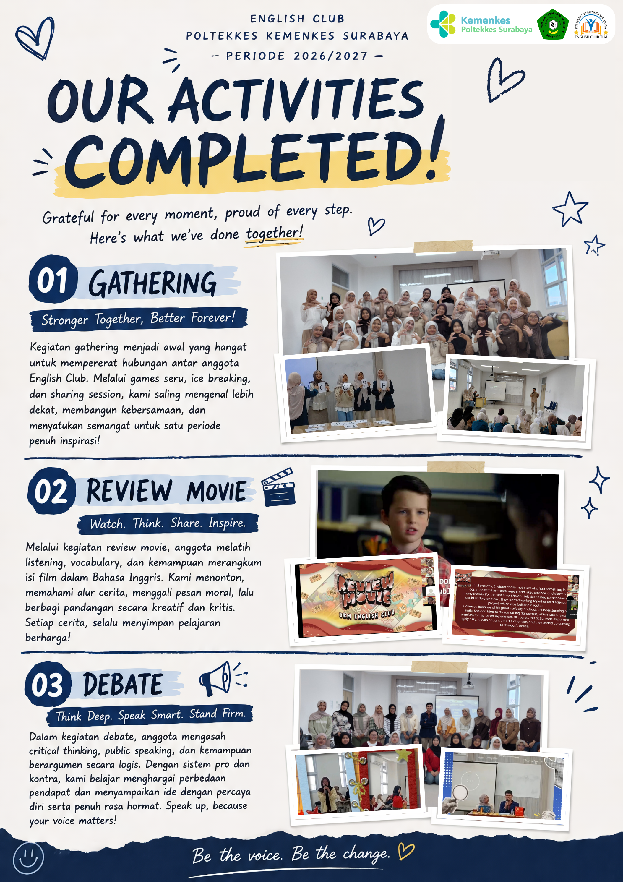 KEGIATAN UKM ENGLISH CLUB